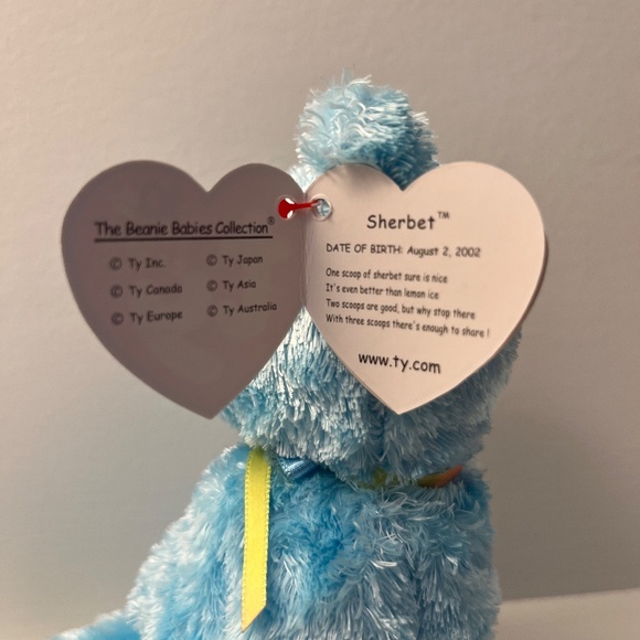 NWT Set of 2 Ty Sherbet Beanie Babies - Picture 3 of 4